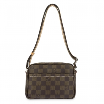 color marrón Berliner Bags Vintage Shopper Seville Bolso de mano de piel para mujer