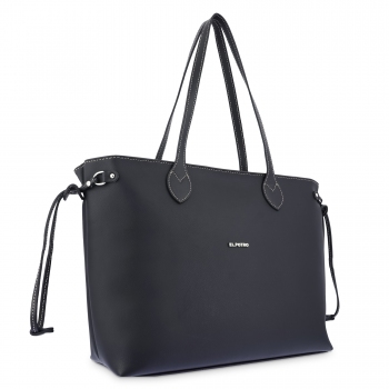 BOLSO TOTE NEGRO EL POTRO