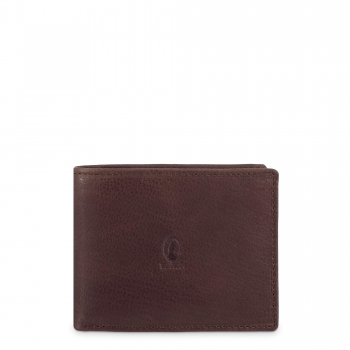 Cartera con monedero interior hombre en piel vacuno color marrón - Durango