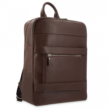 MOCHILA DE PIEL CUERO COÑAC  EL POTRO BOSTON