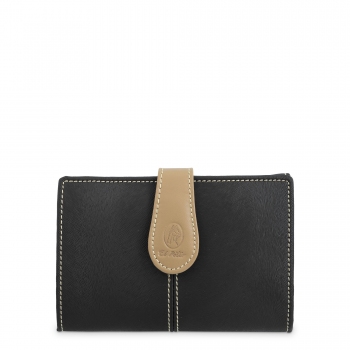 Cartera mediana mujer en color negro-base-El Potro
