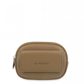 Monedero mujer en piel vacuno color cuero - Floater