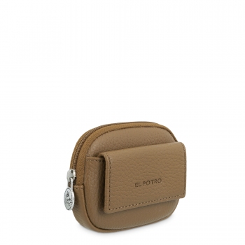 Monedero mujer en piel vacuno color cuero - Floater