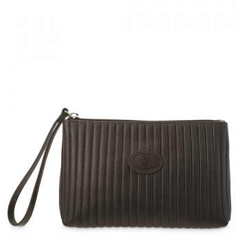 Bolsa de mano en piel vacuno color marrón - El Potro