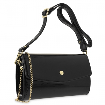 Bolso de fiesta mujer en color negro - Charol