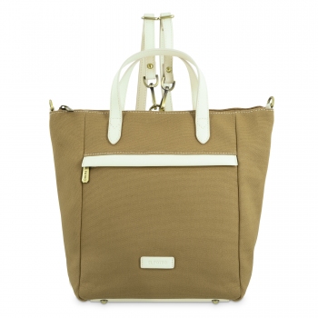 Bolso cesta mochila marrón ivory- EL POTRO