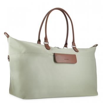 Bolso cesta de viaje grande beige-El potro
