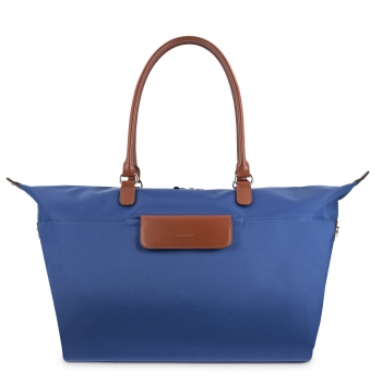 Bolso cesta larga azul-El potro