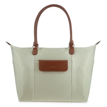 Bolso cesta tote beige-El potro