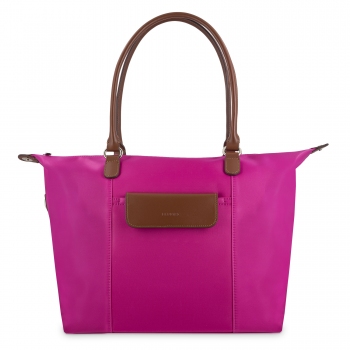 Bolso cesta tote rosa-El potro