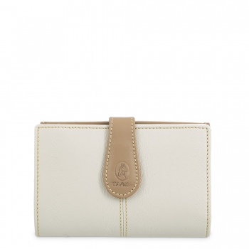 Cartera mediana mujer en color beige-El Potro