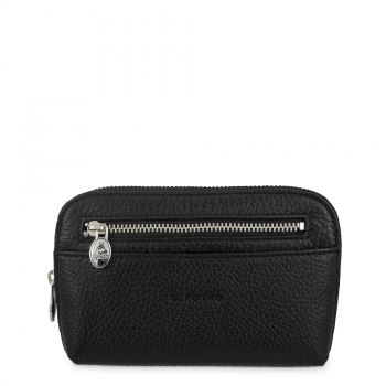 Bolsa de mano mediana de mujer en piel vacuno color negro - I R I S