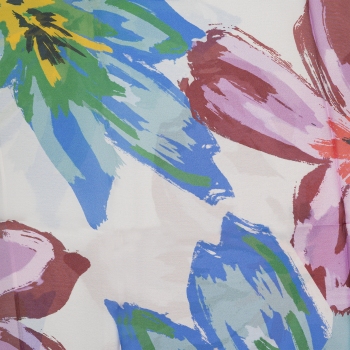 Pañuelo flores colores vivos-E L P O T R O