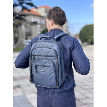 MOCHILA GRANDE EL POTRO NEW SPORT AZUL