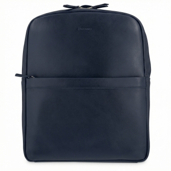 MOCHILA DE PIEL BOX COLOR NEGRO  EL POTRO