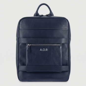 MOCHILA DE PIEL  NEGRO  EL POTRO BOSTON